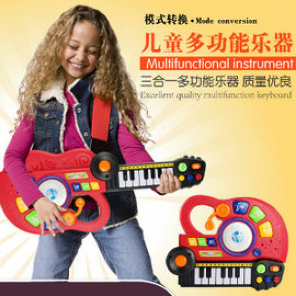 【兒童早教益智音樂玩具】花最實惠的價格誘發小孩的音樂興趣,吉他電音樂隊,益智玩具/兒童樂器